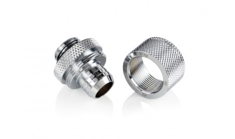BITSPOWER G1/4" SILVER SHINING COMPRESSION FITTING CC3 ULTIMATE FOR ID 3/8" OD 5/8" TUBE