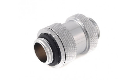 BITSPOWER SILVER SHINING DUAL G1/4" ADJUSTABLE AQUA LINK PIPE I (22-31MM)