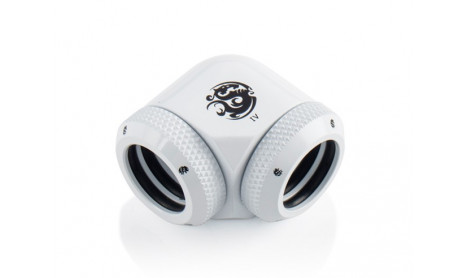 BITSPOWER DELUXE WHITE ENHANCE 90° DUAL MULTI-LINK ADAPTER FOR OD 14MM