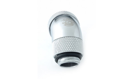 BITSPOWER SILVER SHINING ENHANCE ROTARY G1/4" 45° MULTI-LINK ADAPTER OD 12MM