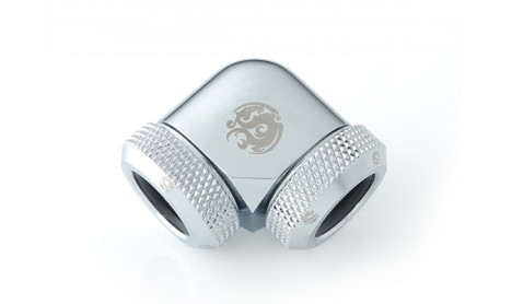 BITSPOWER SILVER SHINING ENHANCE 90° DUAL MULTI-LINK ADAPTER FOR OD 12MM