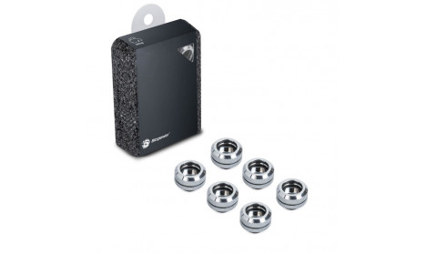 BITSPOWER G1/4" SILVER SHINING ENHANCE MULTI-LINK FOR OD 14MM (6PCS)