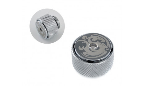BITSPOWER G1/4" SILVER SHINING MANUAL AIR-EXHAUST FITTING