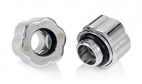 BITSPOWER PREMIUM MASTER HARD TUBE FITTING MHT12 6 PACK - SILVER
