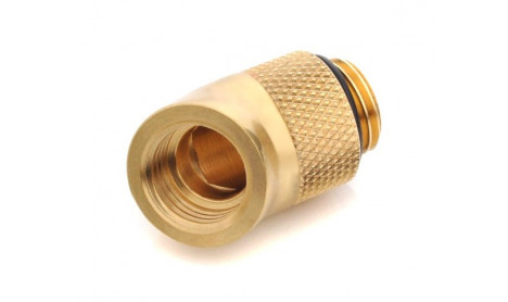 BITSPOWER G1/4" TRUE BRASS ROTARY 45-DEGREE IG1/4" EXTENDER