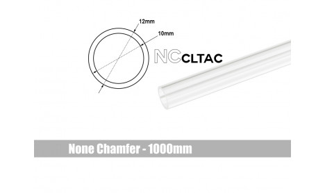 BITSPOWER NONE CHAMFER CRYSTAL LINK TUBE OD 12MM - LENGTH 1000MM