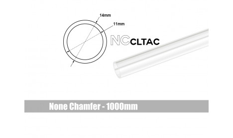BITSPOWER NONE CHAMFER CRYSTAL LINK TUBE OD 14MM - LENGTH 1000MM