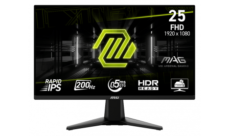 MSI MAG 255F E20 25" FHD RAPID IPS 200HZ 0.5MS
