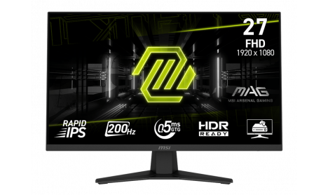 MSI MAG 274F 27" FHD RAPID IPS 200HZ 0.5MS