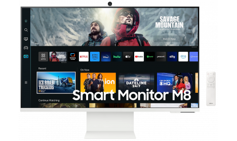 SAMSUNG M8 32 INCH 4K 60HZ VA SMART MONITOR WHITE