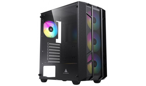 ACEGEEK STR BLACK ATX PC CASE (FANX4)