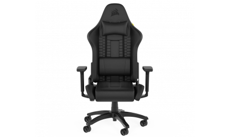 CORSAIR CHAIR TC100 RELAXED GAMING CHAIR - LEATHERETTE BLACK/BLACK