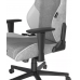 DXRACER GLADIATOR GRAY-WHITE FABRIC GAMING CHAIR