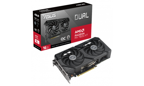 ASUS DUAL RADEON RX 7600 XT OC EDITION 16GB GDDR6