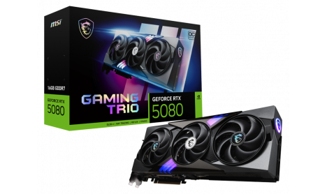 MSI GEFORCE RTX 5080 16GB GDDR7 GAMING TRIO OC