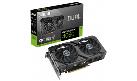 ASUS DUAL GEFORCE RTX 4060 EVO OC EDITION 8GB GDDR6