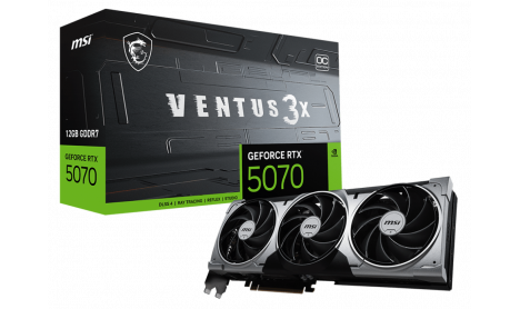MSI GEFORCE RTX 5070 12GB GDDR7 VENTUS 3X OC