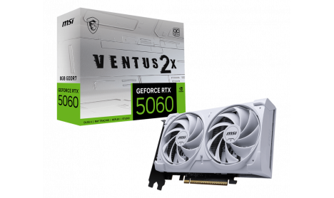 MSI RTX 5060 VENTUS 2X 8GB GDDR7 OC EDITION WHITE