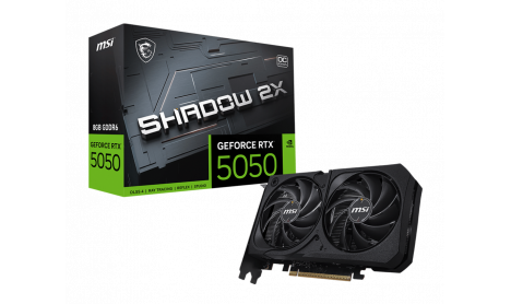 MSI GEFORCE RTX 5050 SHADOW 2X 8GB GDDR6 OC