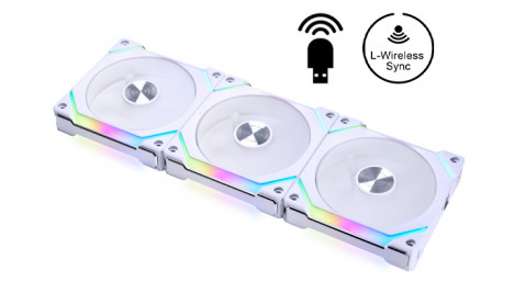 LIAN LI UNI FAN SL WIRELESS 120 RGB TRIPLE PACK WHITE