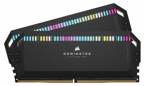 CORSAIR DOMINATOR PLATINUM RGB BLACK 64GB (2x32GB) DDR5 5600MHz