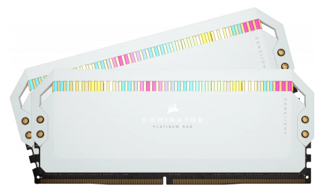 CORSAIR DOMINATOR PLATINUM RGB WHITE 32GB (2x32GB) DDR5 5600MHz