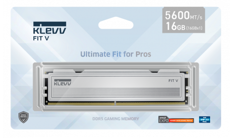KLEVV FIT V DDR5 GAMING OC 16GB (16GBx1) 5600MT/S
