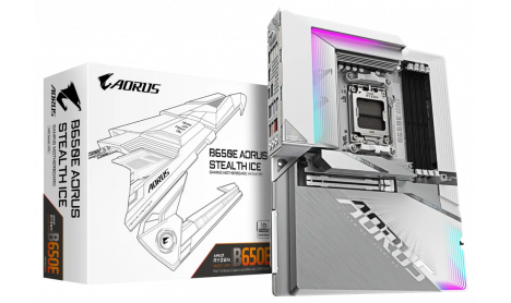 GIGABYTE B650E AORUS STEALTH ICE WIFI 7 - AMD SOCKET AM5