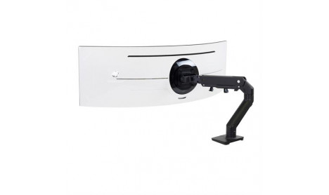 ERGOTRON HX DESK MONITOR ARM WITH HD PIVOT (MATTE BLACK)