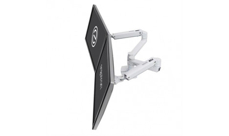 ERGOTRON LX DUAL SIDE BY SIDE ARM (WHITE)