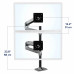 ERGOTRON LX DUAL STACKING ARM TALL POLE POLISH ALUMINUM