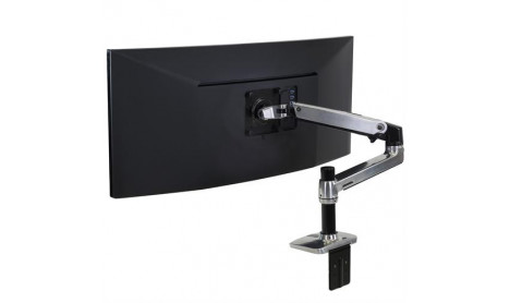 ERGOTRON LX DESK MONITOR ARM (POLISHED ALUMINUM FINISH)