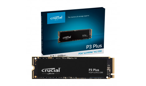 CRUCIAL P3 PLUS PCIE GEN4 NVME M.2 SSD 1TB (USA BRAND)