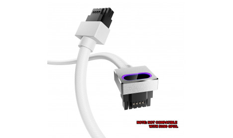 HYDRUS ARGB PSU EXTENSION CABLE GPU 16PIN-A 60CM - WHITE