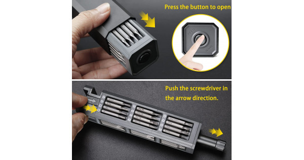 PREMIUM SCREWDRIVER 44-IN-1 COMPACT SET (PUSH EJECT)