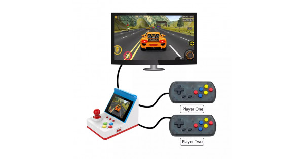 ARCADE FC GAME CONSOLE 8BIT PORTABLE MINI ARCADE VIDEO GAME MACHINE - BLUE