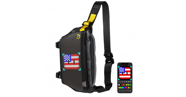 DIVOOM PIXOO SLINGBAG V - MINI BOLSO CON PANTALLA PIXEL ART - Wood