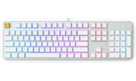 GLORIOUS GMMK 100% PERCENT FULL SIZE - WHITE
