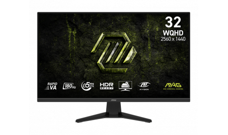 MSI MAG 325QF E18V 32" 2K WQHD FLAT RAPID VA 180HZ 0.5MS