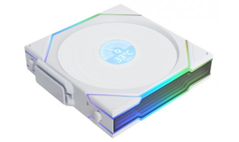 LIAN-LI UNI FAN TL WIRELESS LCD 120 RGB SINGLE FAN WHITE
