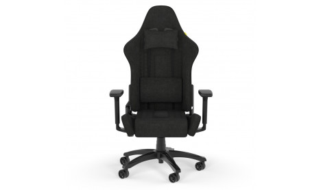 CORSAIR TC100 RELAXED GAMING CHAIR - FABRIC BLACK/BLACK