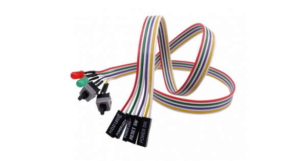 PC POWER SWITCH ON/OFF RESET WITH LED Indicator Light