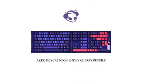 AKKO KEYCAP NEON 157KEY CHERRY PROFILE