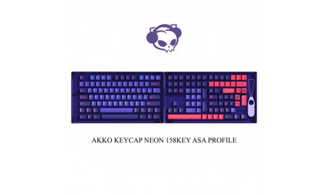 AKKO KEYCAP NEON 158KEY ASA PROFILE