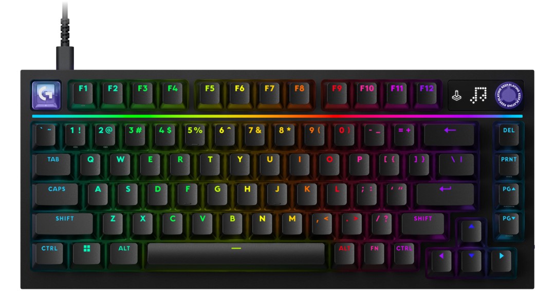 Logitech Computer Hub LOGITECH G316 X 75 WIRED GAMING KEYBOARD BLACK