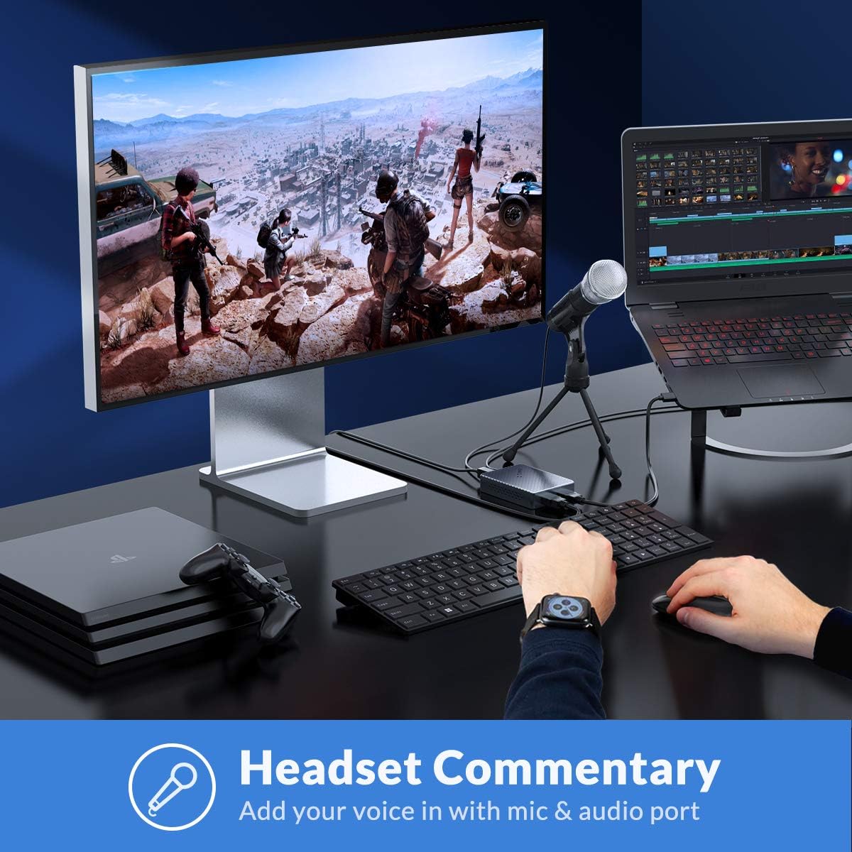 ORICO VIDEO CAPTURE CARD HDMI TO USB GREY (HVC-1080)