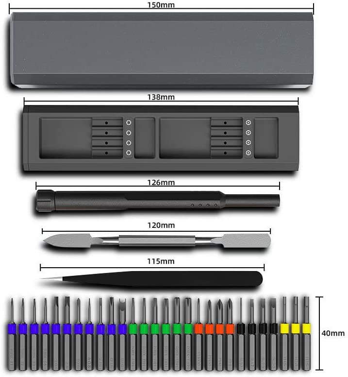 PREMIUM SCREWDRIVER 30-IN-1 COMPACT SET (PUSH EJECT)