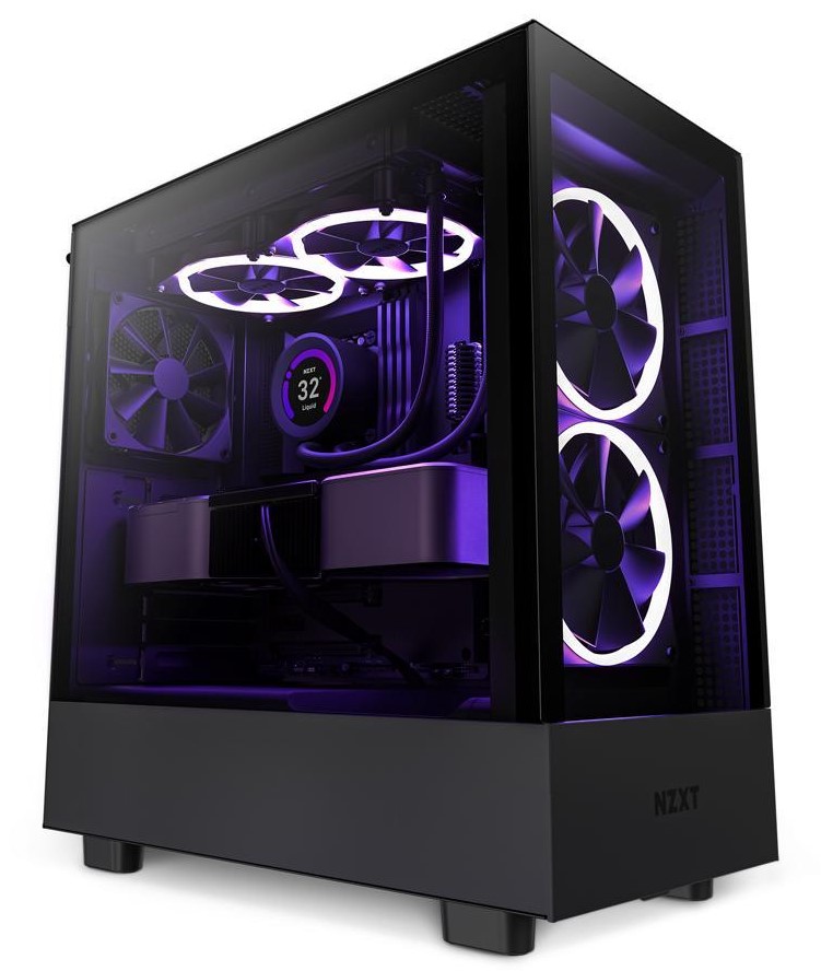 NZXT H5 ELITE E-ATX MID TOWER CABINET (BLACK)