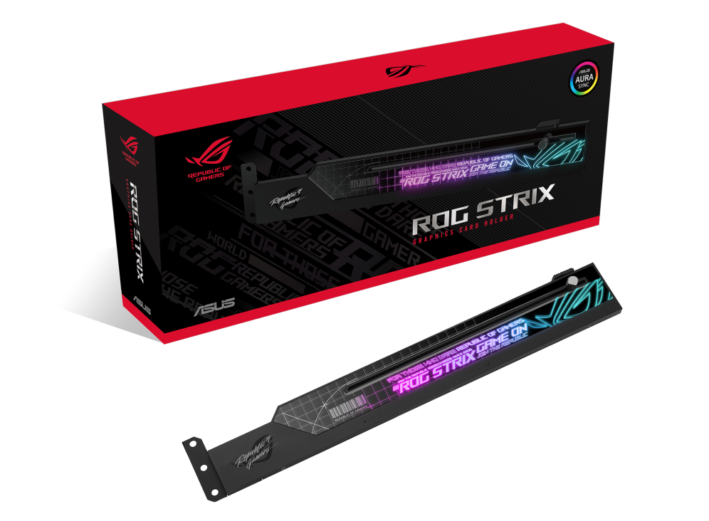 ASUS ROG STRIX ARGB GRAPHICS CARD HOLDER - SYNC