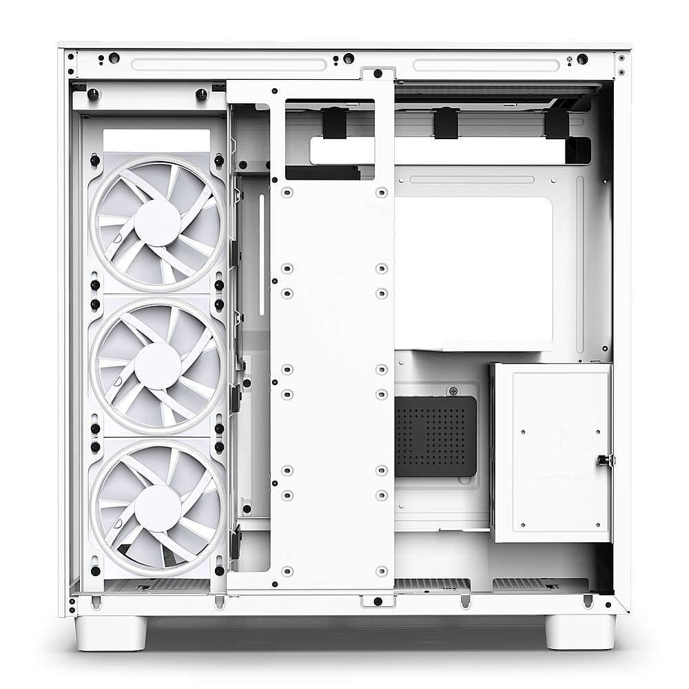 NZXT H9 ELITE ATX PREMIUM DUAL-CHAMBER MID-TOWER - WHITE